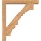 Ekena Millwork Balboa Block Smooth Bracket w/ Offset Brace, Western Red Cedar, 5 1/2"W x 34"D x 38"H BKT0604X34X38BOA05SWR - alternate 2